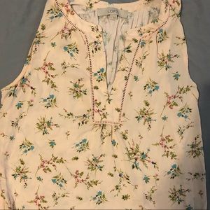 LOFT sleeveless blouse